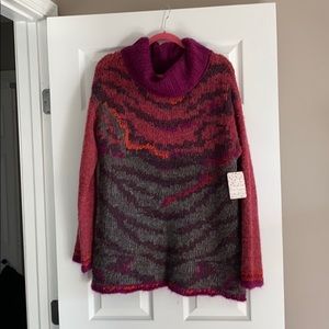 Free People Oversized Cowl Neck Sweater S